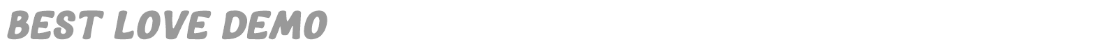 Best Love font preview